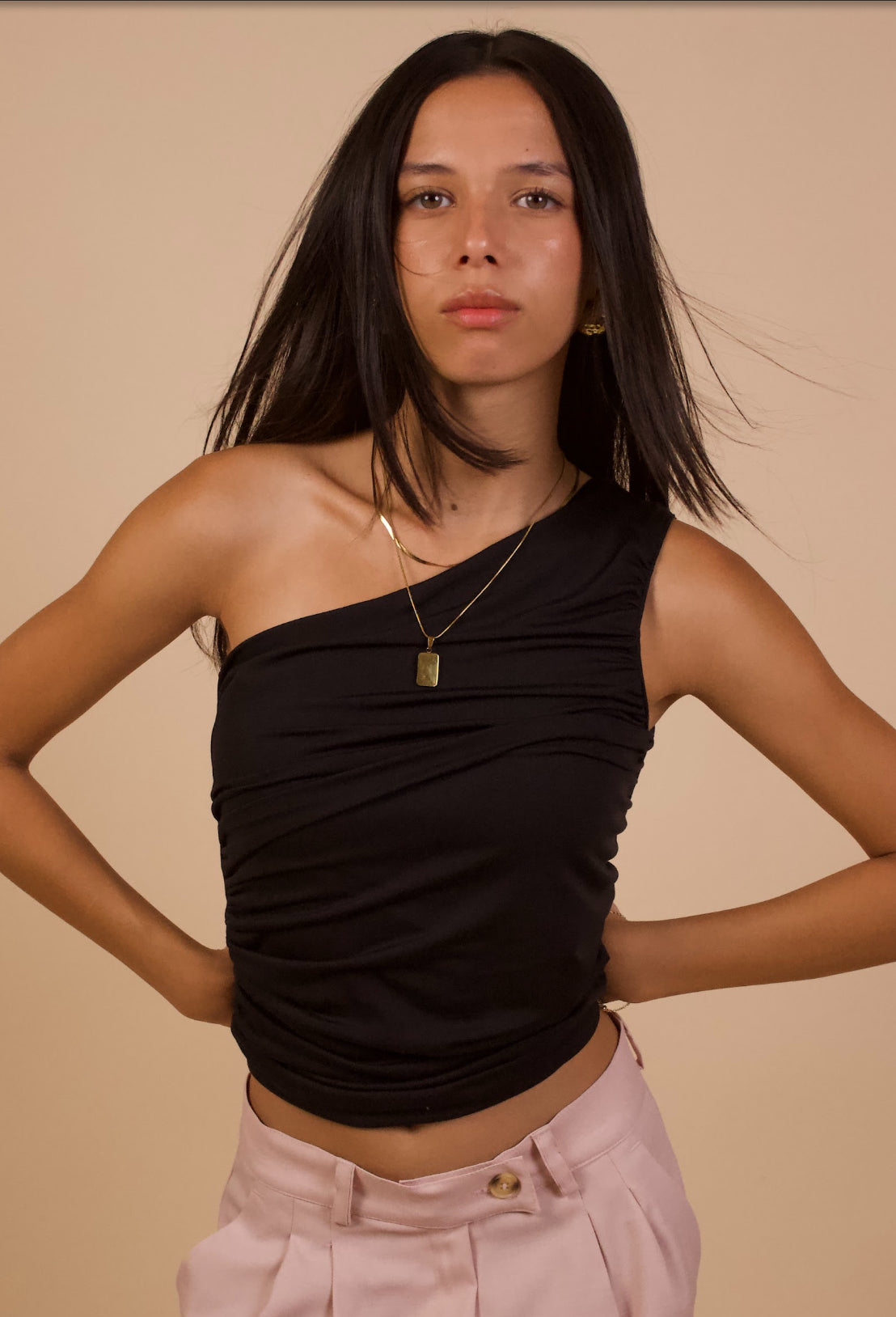 Off-Shoulder Ruched Top