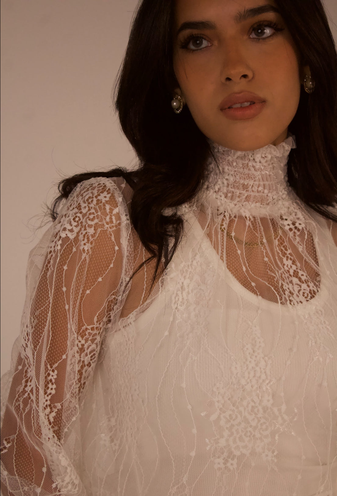 White Dantelle Blouse