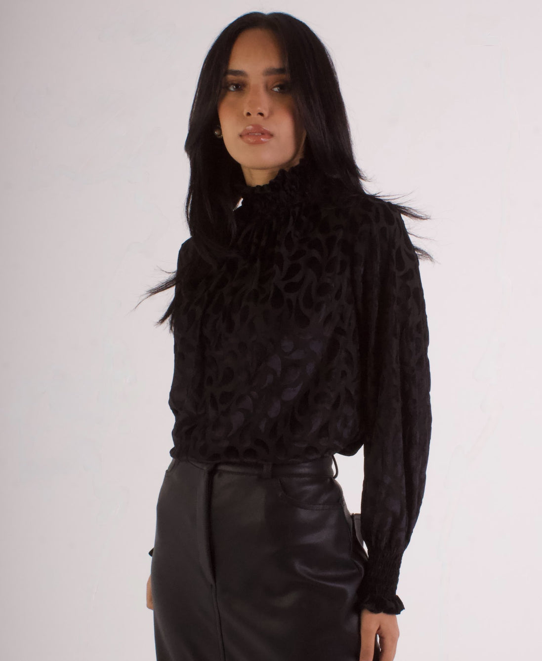 Amarira Velvet Blouse
