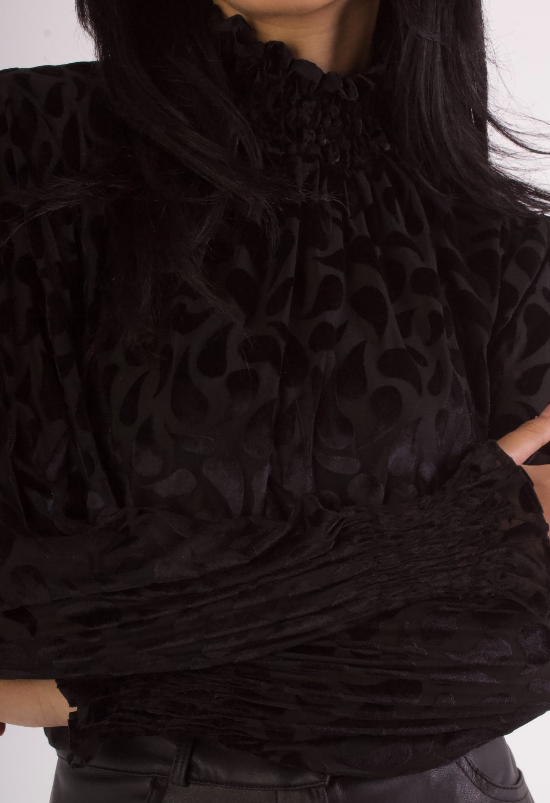 Amarira Velvet Blouse
