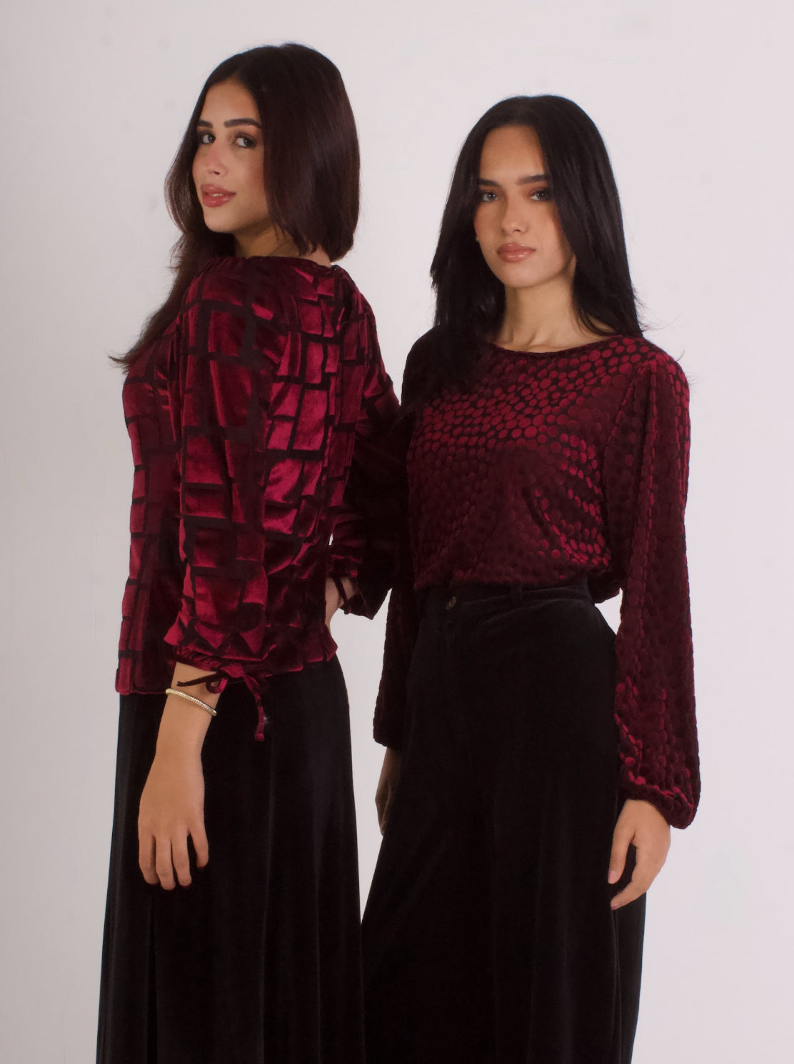 Circular Velvet SabrinaTop