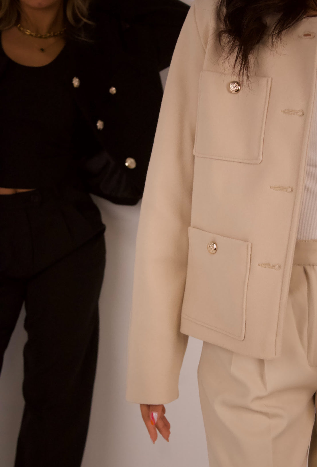 Statement Golden Button Jacket