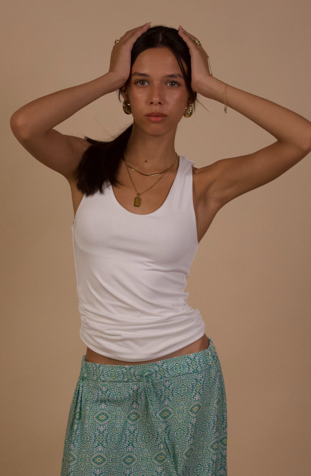 Half Ruched Top