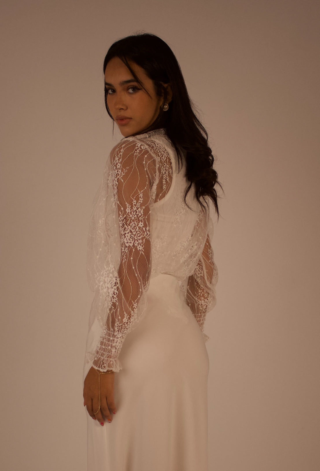 White Dantelle Blouse