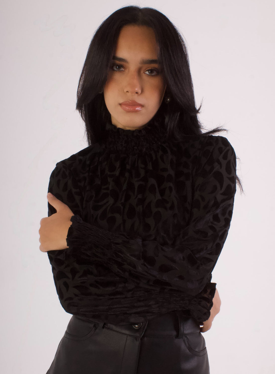 Amarira Velvet Blouse