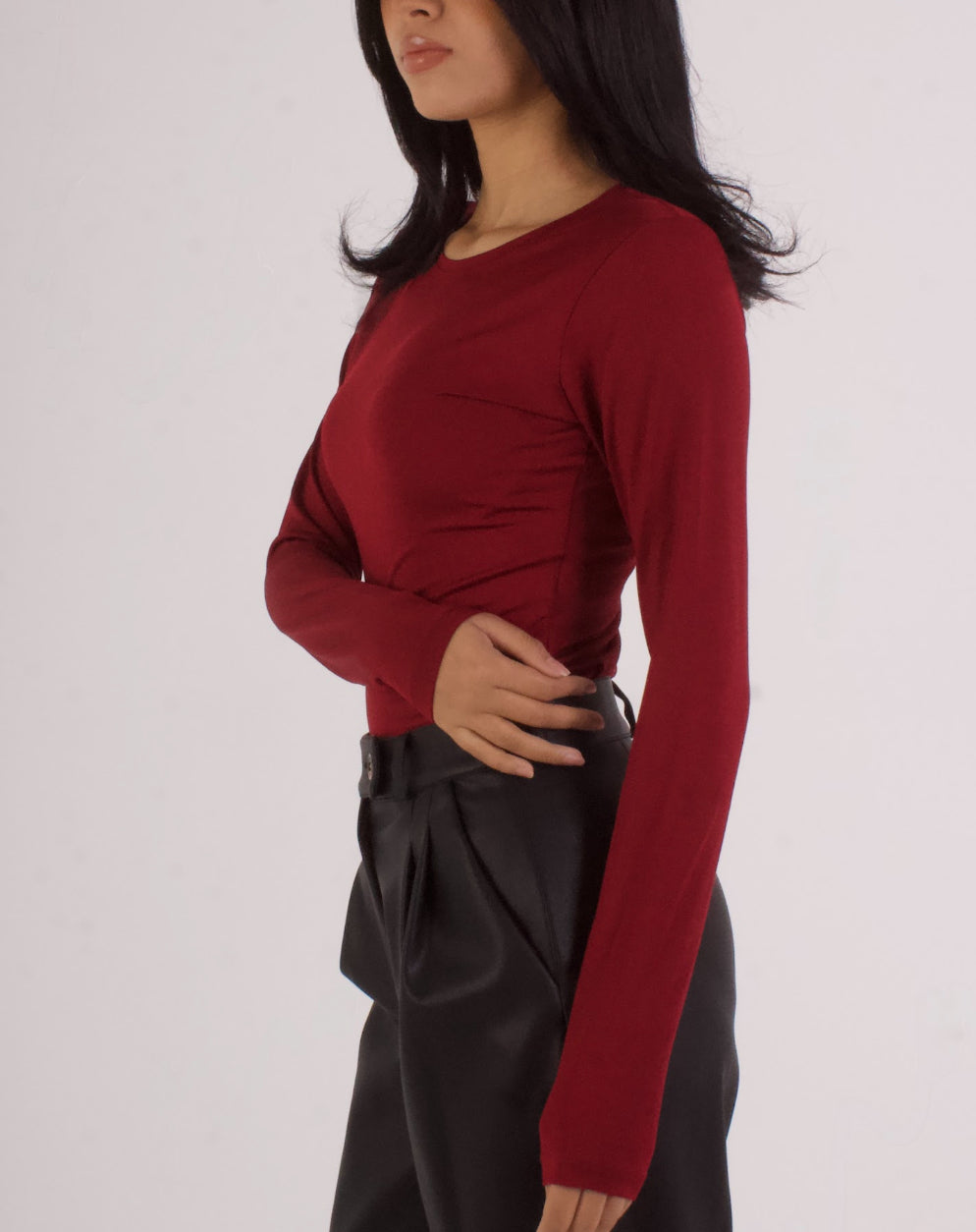 Relaxed Fit Long Sleeve Top