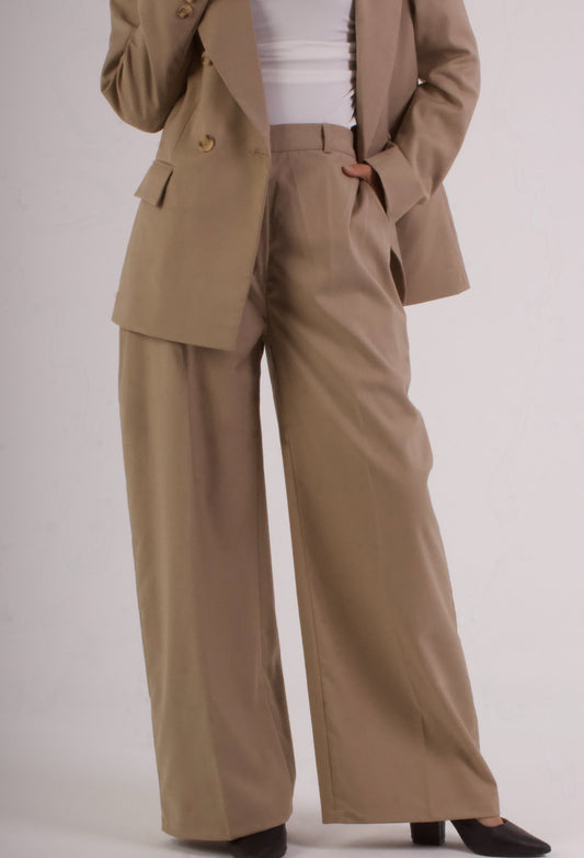 Wide Leg Suit Pants (Set for Double Breasted Suit)