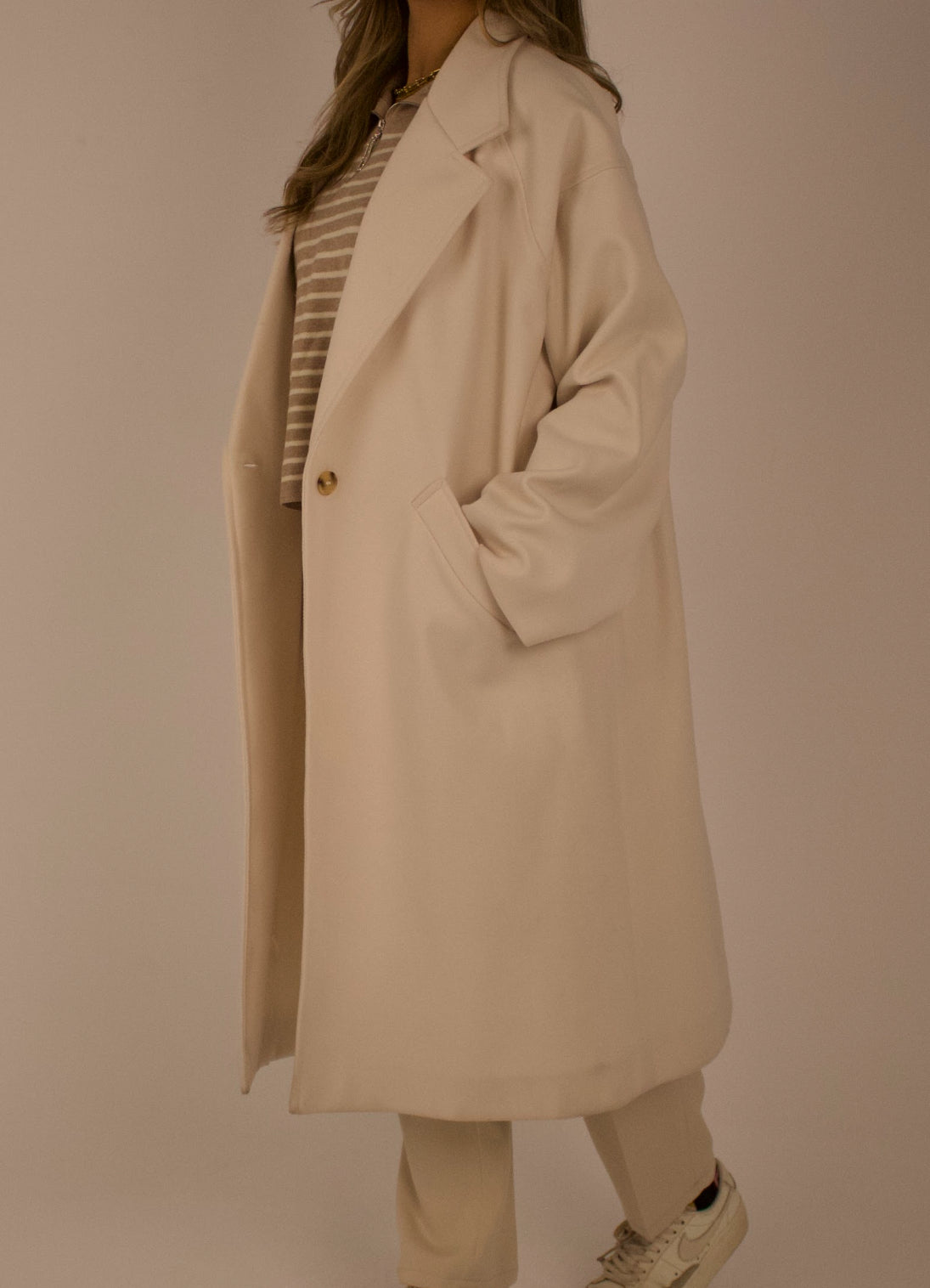 Oversized Felt Coat