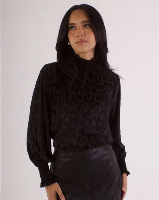 Amarira Velvet Blouse