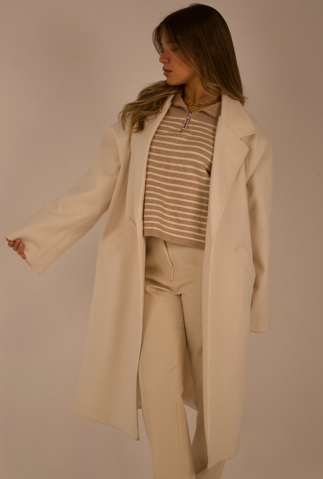 Oversized Felt Coat