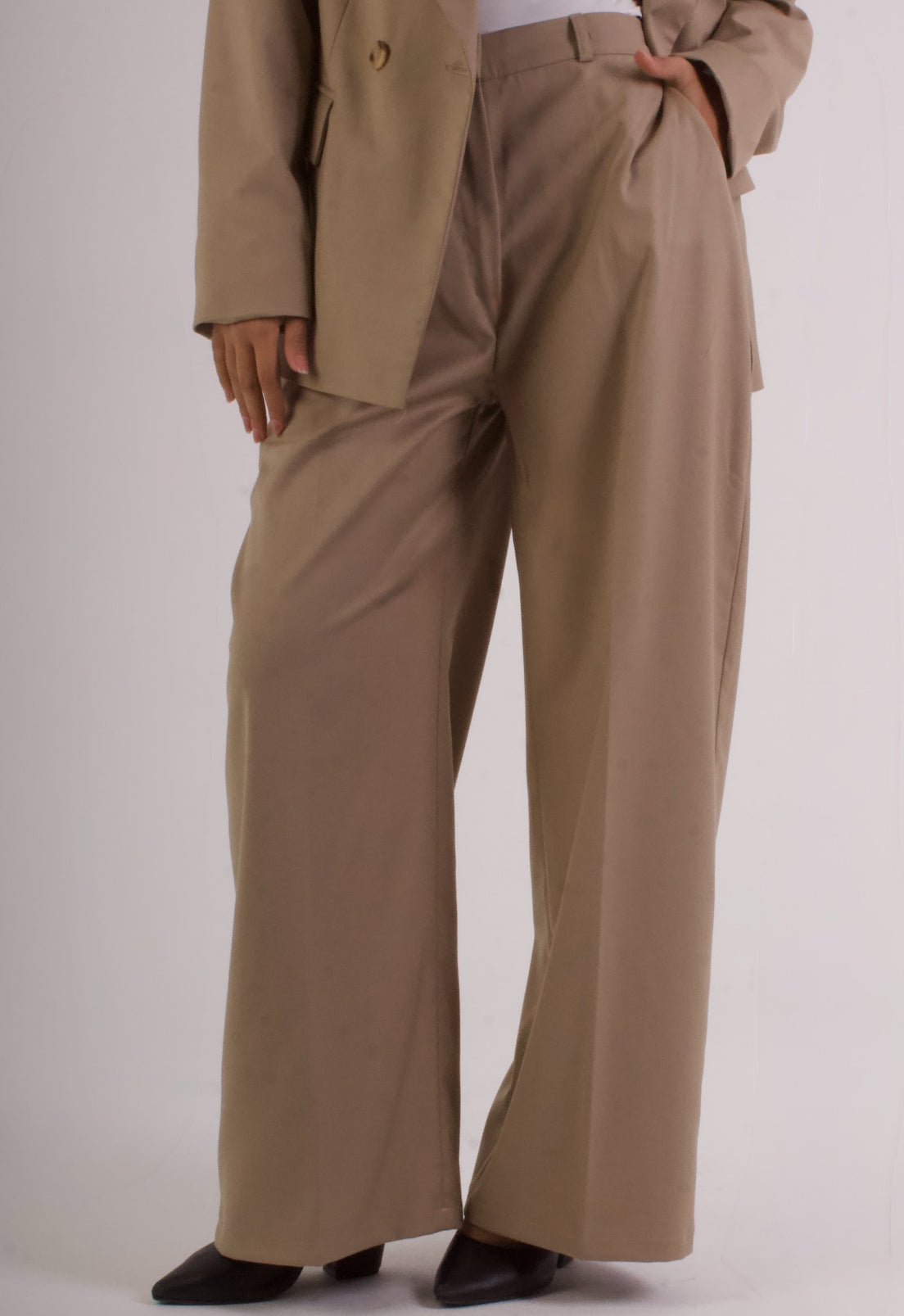 Wide Leg Suit Pants (Set for Double Breasted Suit)